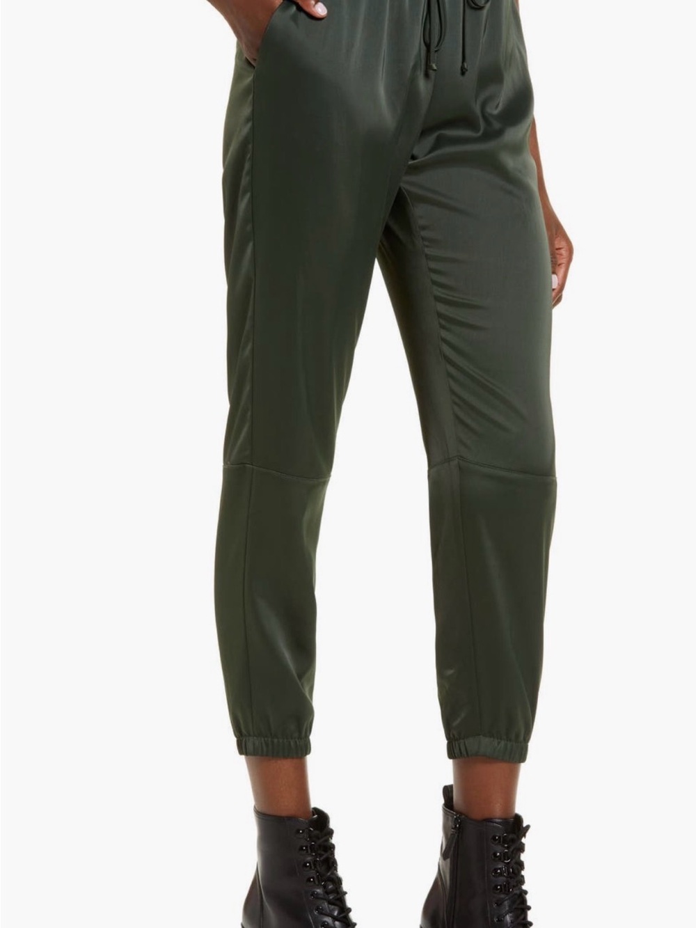 Socialite Stretch Satin Joggers (Nordstrom)